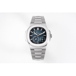 Patek Philippe Nautilus en Acero con Complicaciones de Calendario y Fases Lunares - Elegancia y Funcionalidad Atemporal