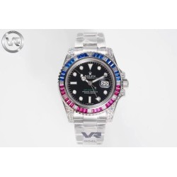 Rolex GMT-Master II "Pepsi" con Bisel de Zafiros y Rubíes - Un Reloj de Lujo y Exclusividad Deslumbrantes